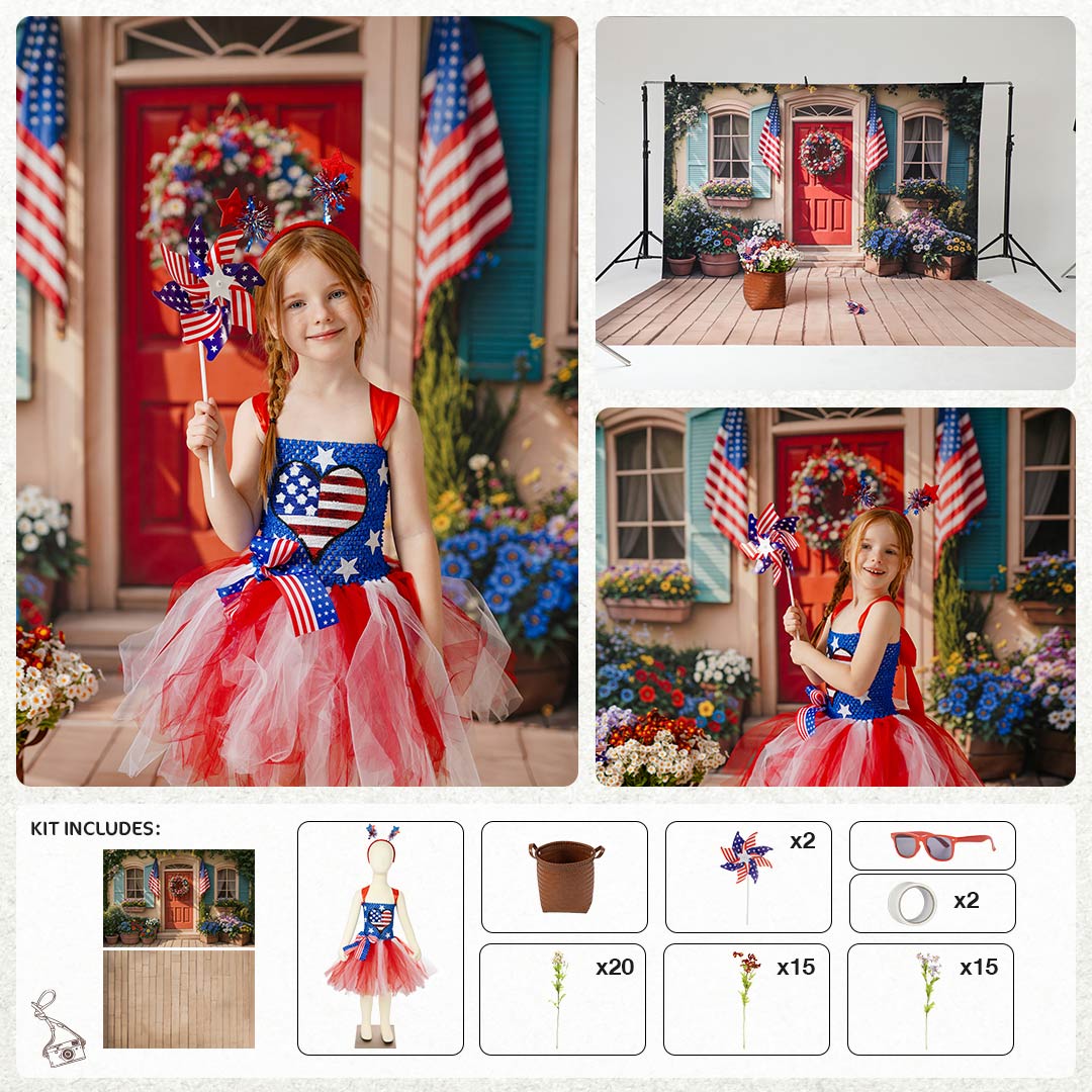 Kate Independence Day Front of House Photo Kit