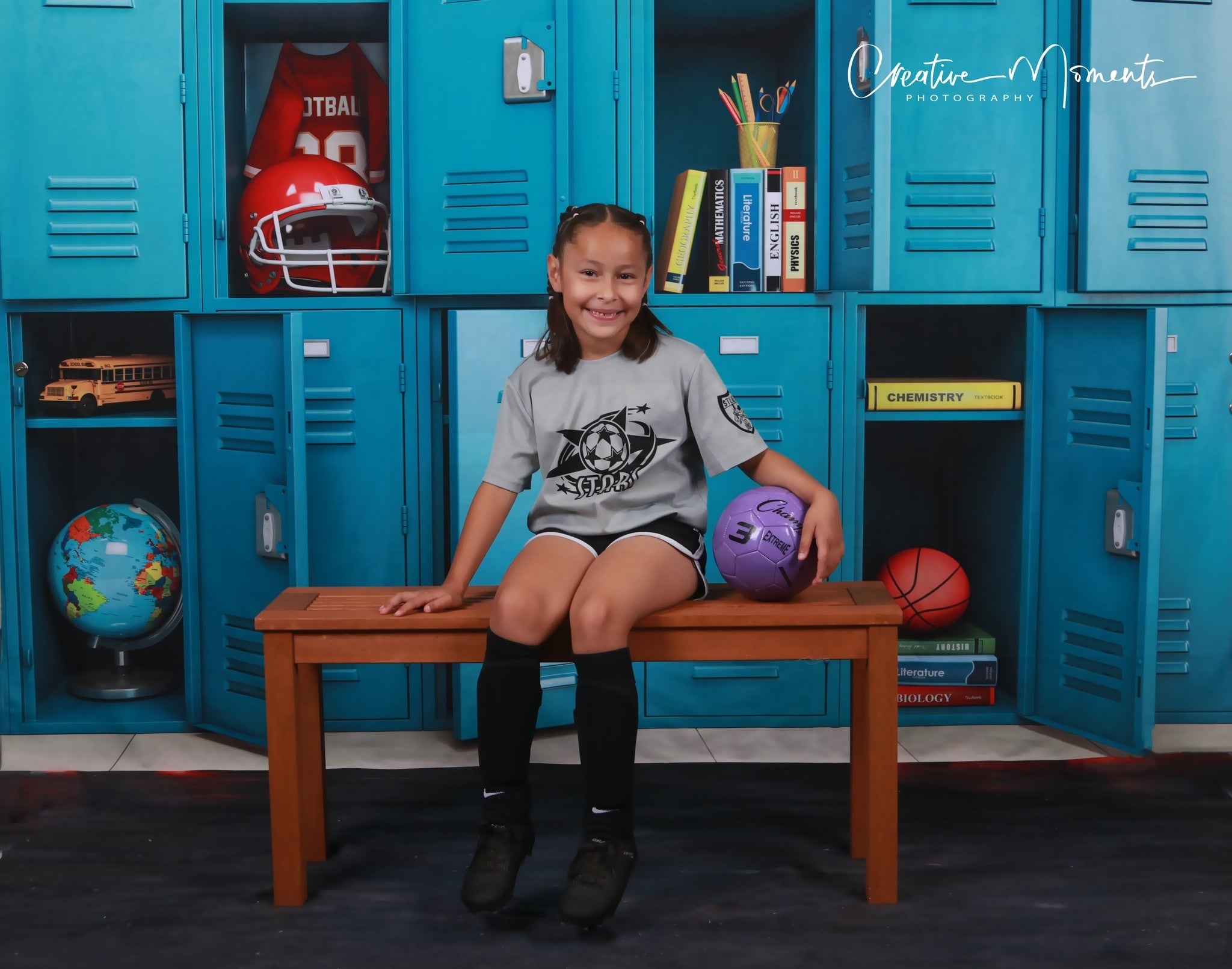 Kate Back to School /Graduation Season Blue Locker Backdrop Designed by Emetselch