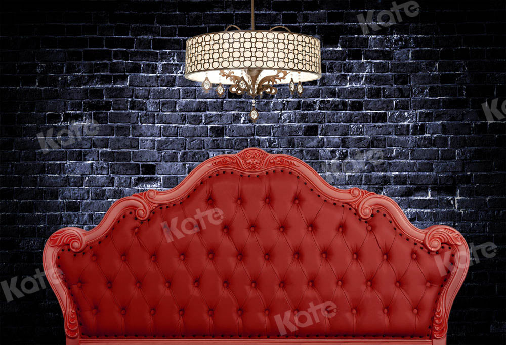 Kate Red Headboard Backdrop Romantic Valentine's Day Designed by Chain Photography - Kate Backdrop